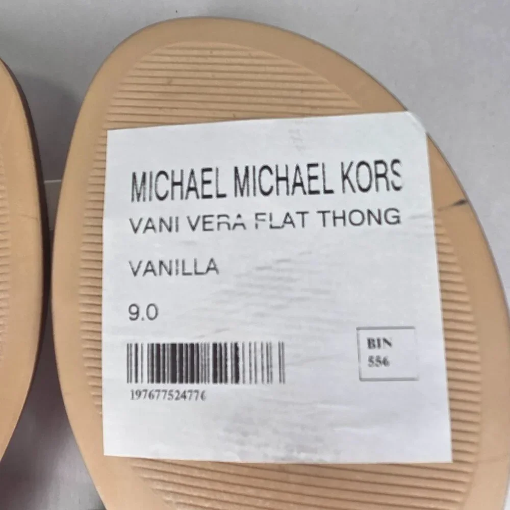 NWT Michael Kors MMK Vera Toe-Ring Slip-On Flat Sandals - Picture 6 of 7